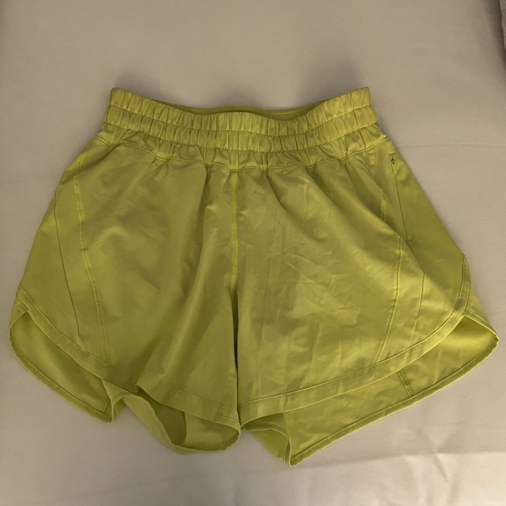 Lululemon Lime Green Athletic Shorts